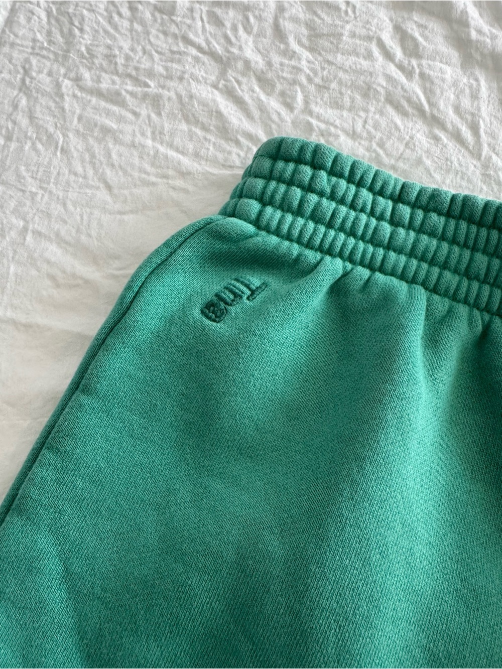 Aritzia TNA Cozy Sweatfleece Mid-Rise Perfect Micro Shorts - Picture 5 of 6